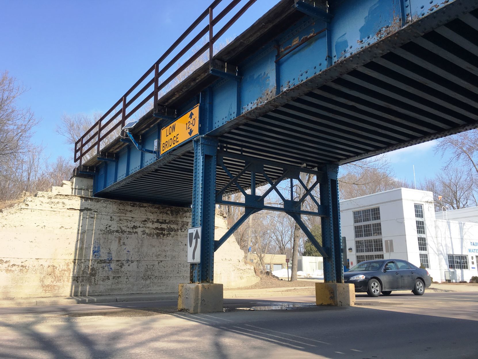 Rail trail bridge